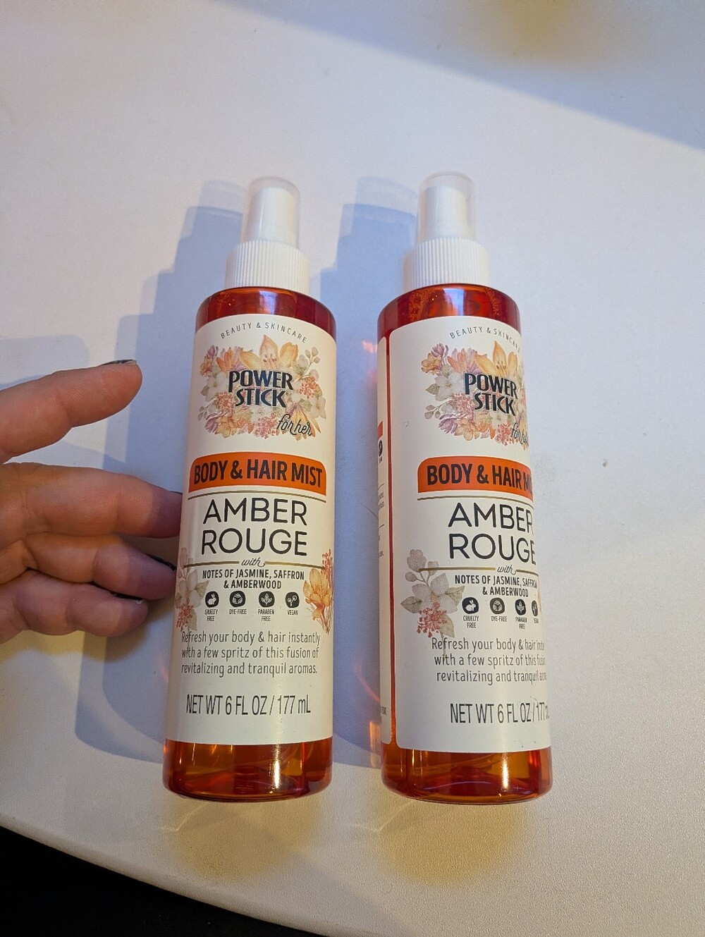 Baccarat Rouge 540 Dupe Duo! Power Stick Amber Rouge Body & Hair Mist Set Tiktok